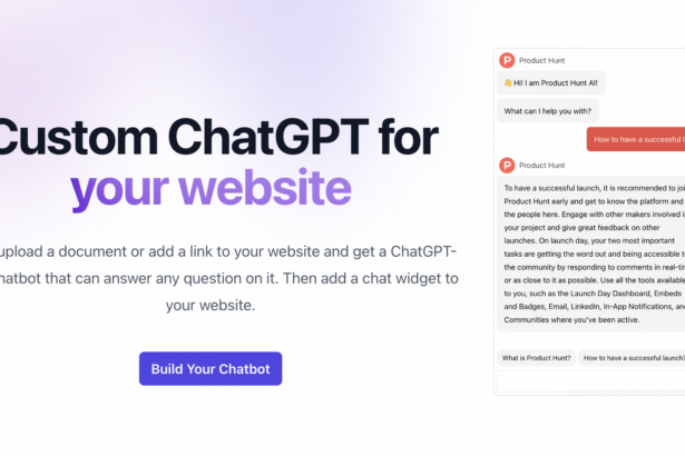 Chatbase : Custom ChatGPT for your website