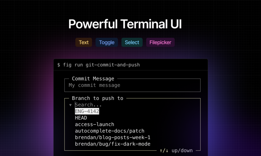 Fig: powerful terminal UI