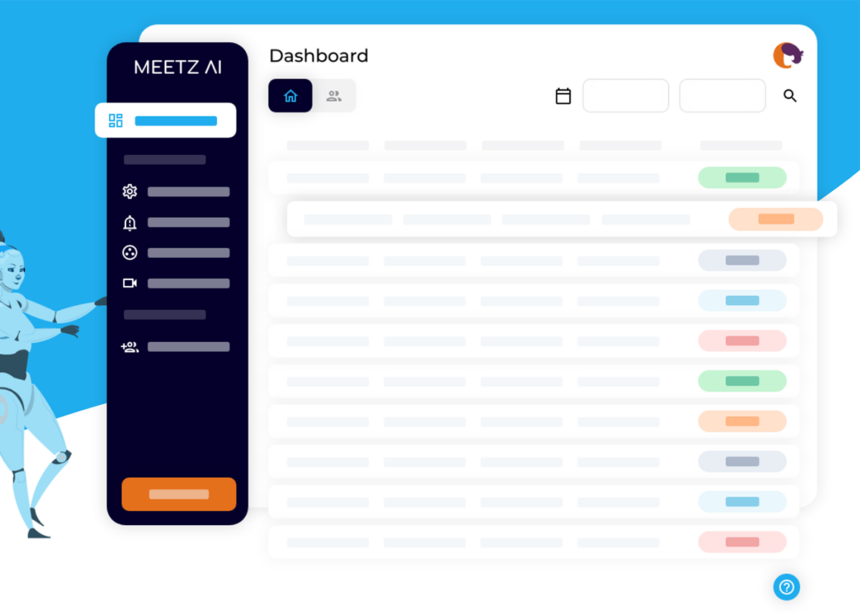 dashboard Meetz AI