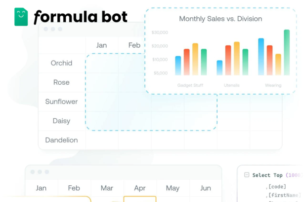 Excel formulat bot :You chat and we generate formulas, analyze data, automate data tasks and more.