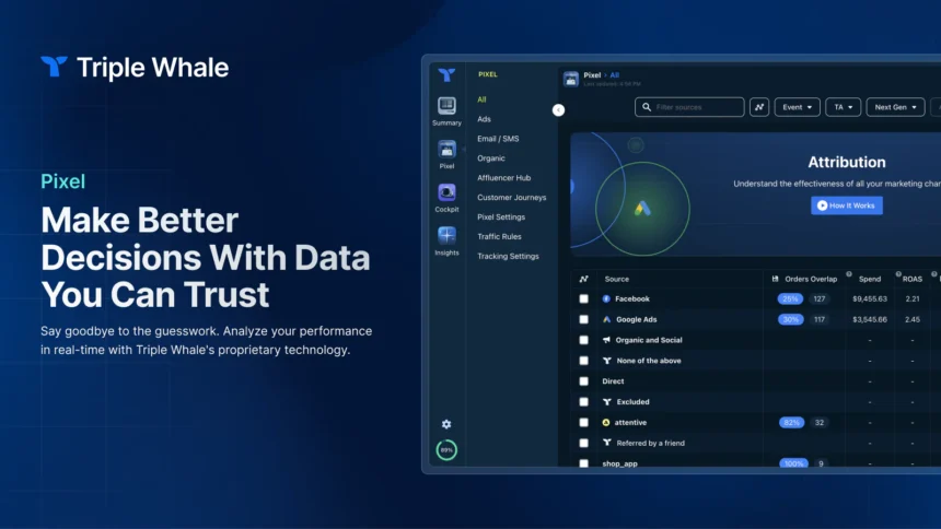 Triple Whale : Easily manage and automate analytics, attribution, merchandising, forecasting & more — in the palm of your hand.