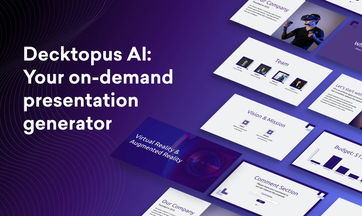 Decktopus presentation ai