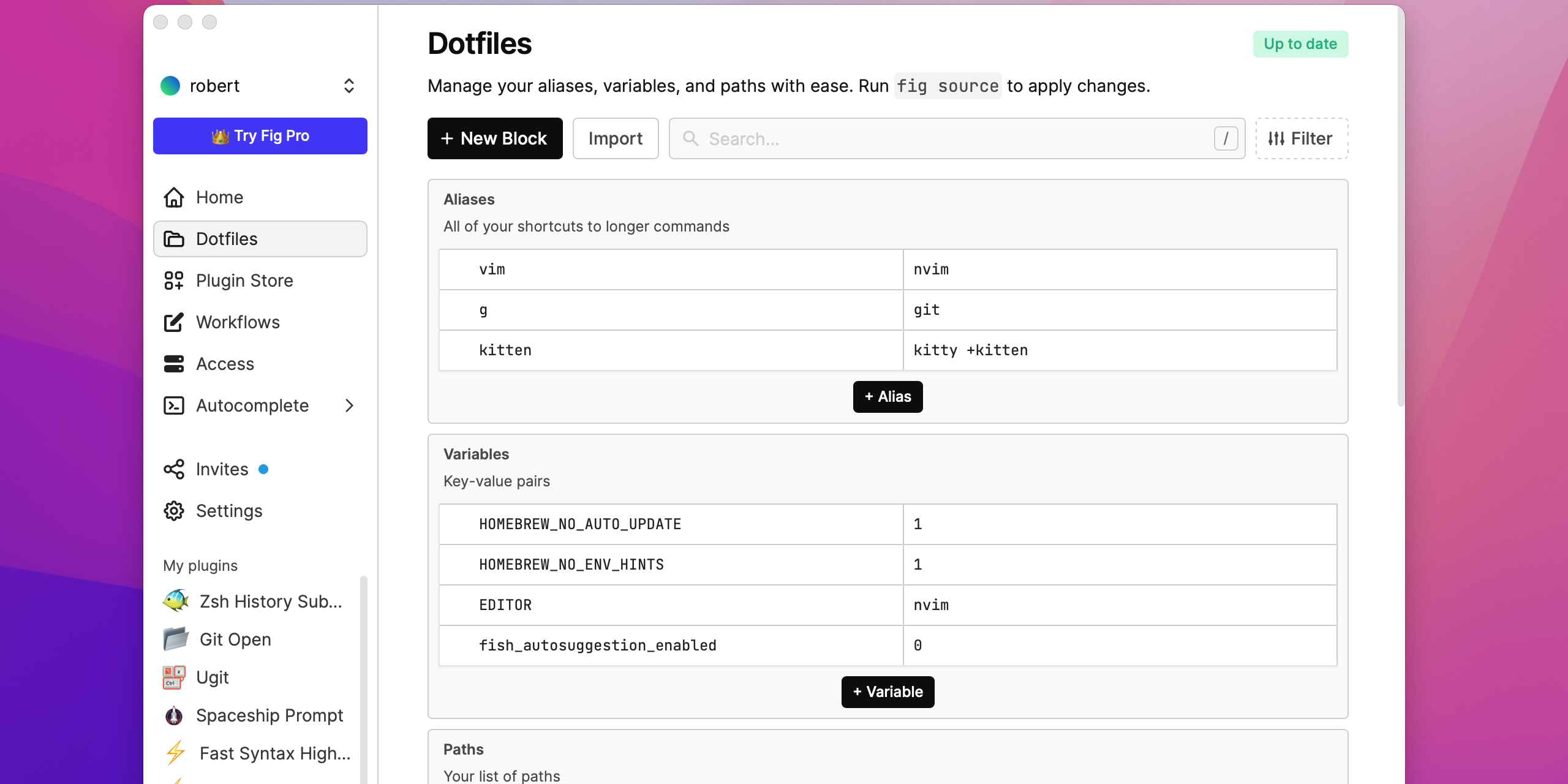 fig dotfiles