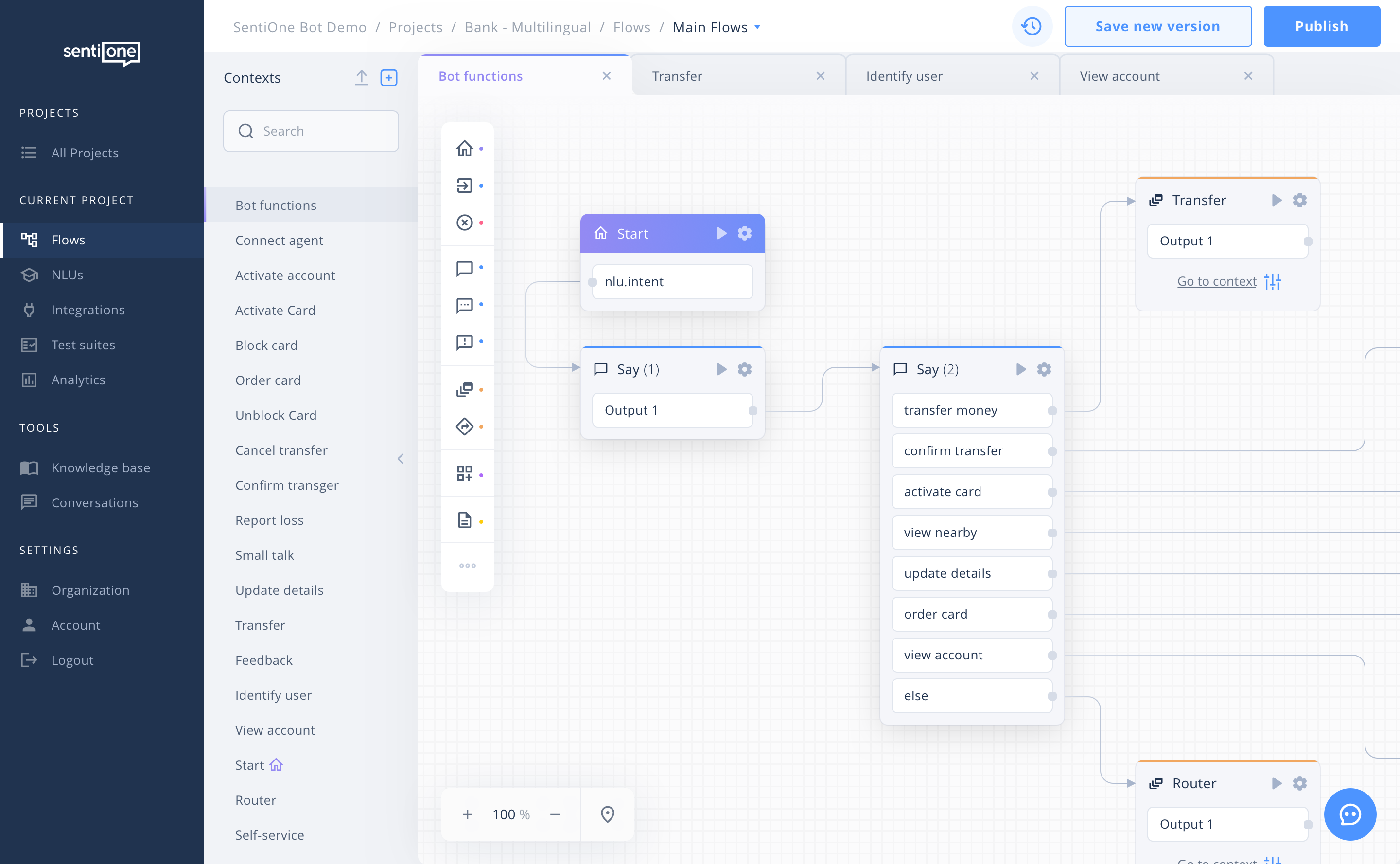 SentiOne: Build AI bots without coding