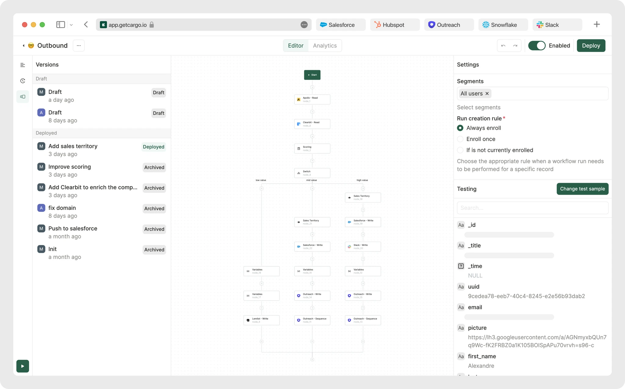 Cargo io : The modern data stack for revenue teams