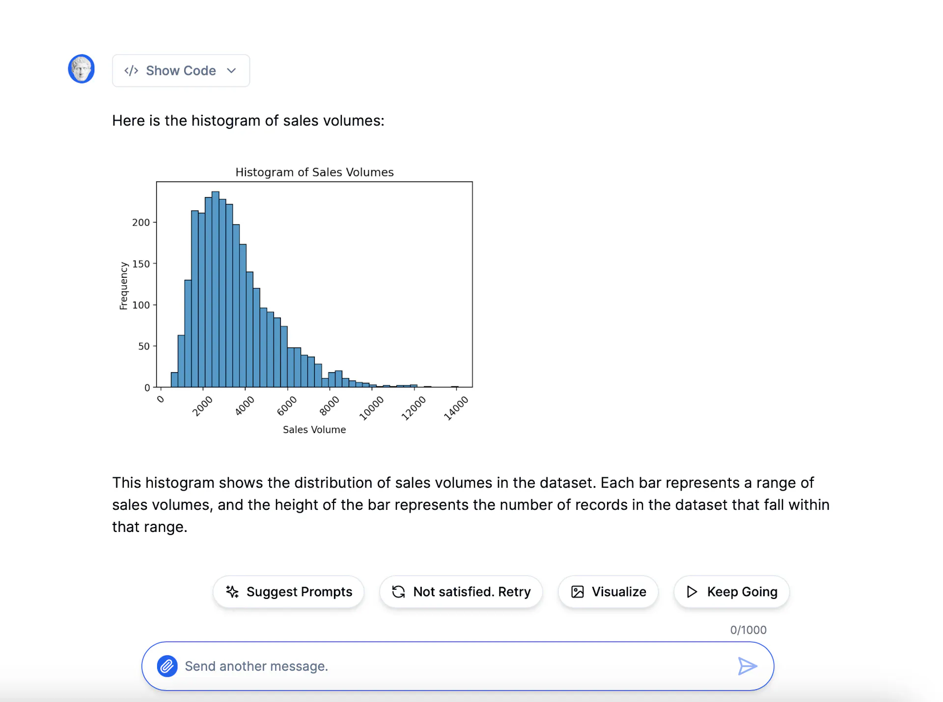 Julius data analyse with AI