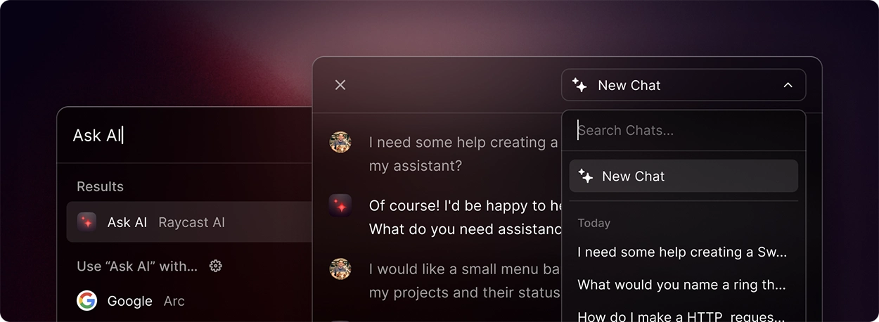 Raycast Ask AI