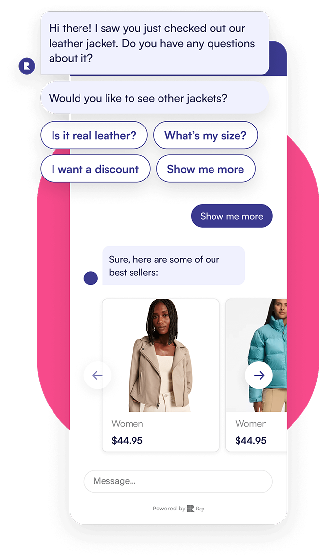 REP AI: Advanced AI that helps shoppers find products