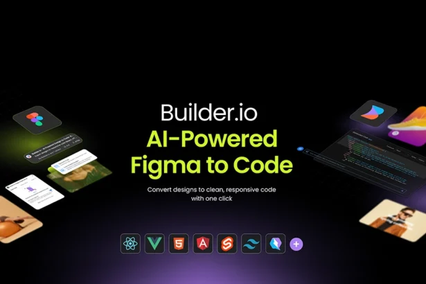 Builder io : AI converts Figma designs to clean code