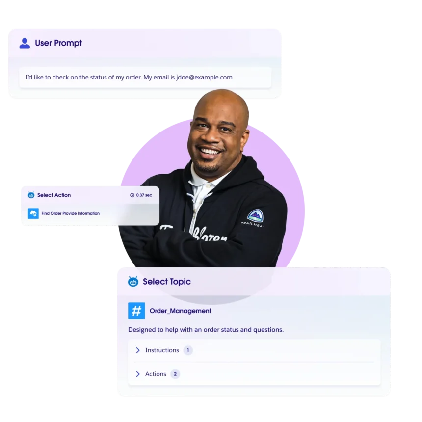 Customize your agents on the Salesforce Platform