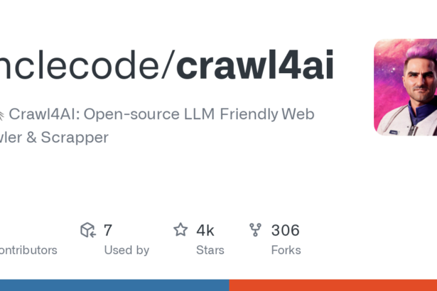 Crawl4AI is an open-source Python library designed to simplify web crawling and extract useful information from web pages