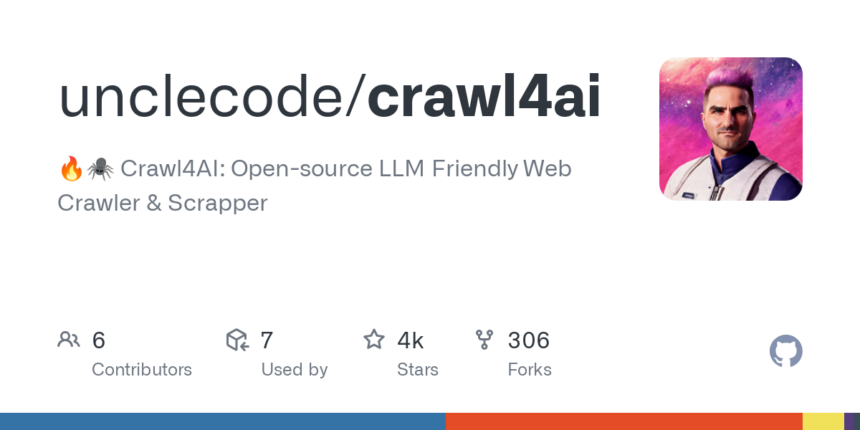 Crawl4AI is an open-source Python library designed to simplify web crawling and extract useful information from web pages