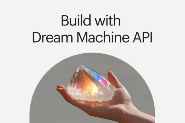 Dream Machine API by Luma AI