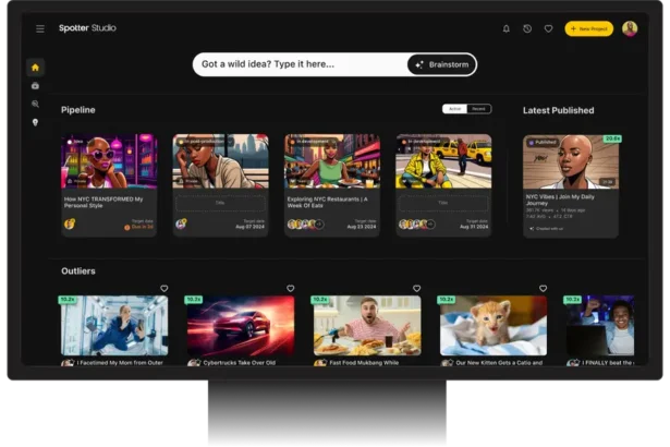 Spotter Studio is a AI tools for youtubers