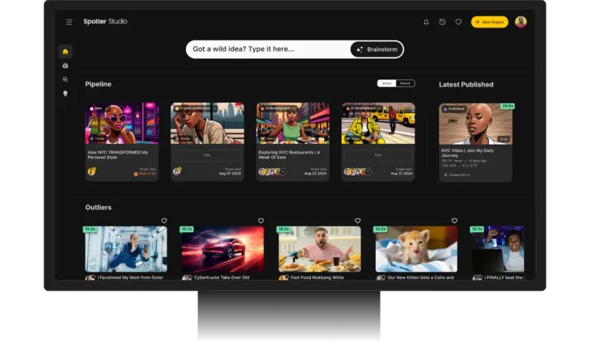 Spotter Studio is a AI tools for youtubers