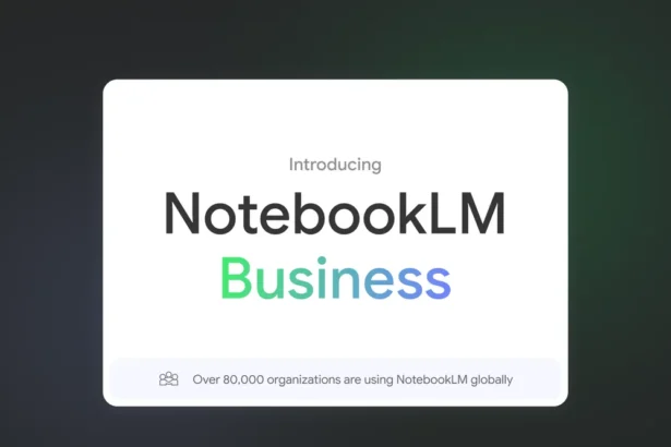 You can now guide NotebookLM's Audio Overview, guiding what the AI hosts focus on and their expertise level, and apply for the NotebookLM Business pilot program.