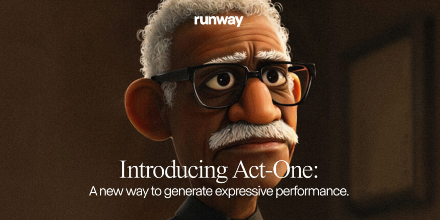 Runway Act-One: A new way to generate expressive character performances using simple video inputs.