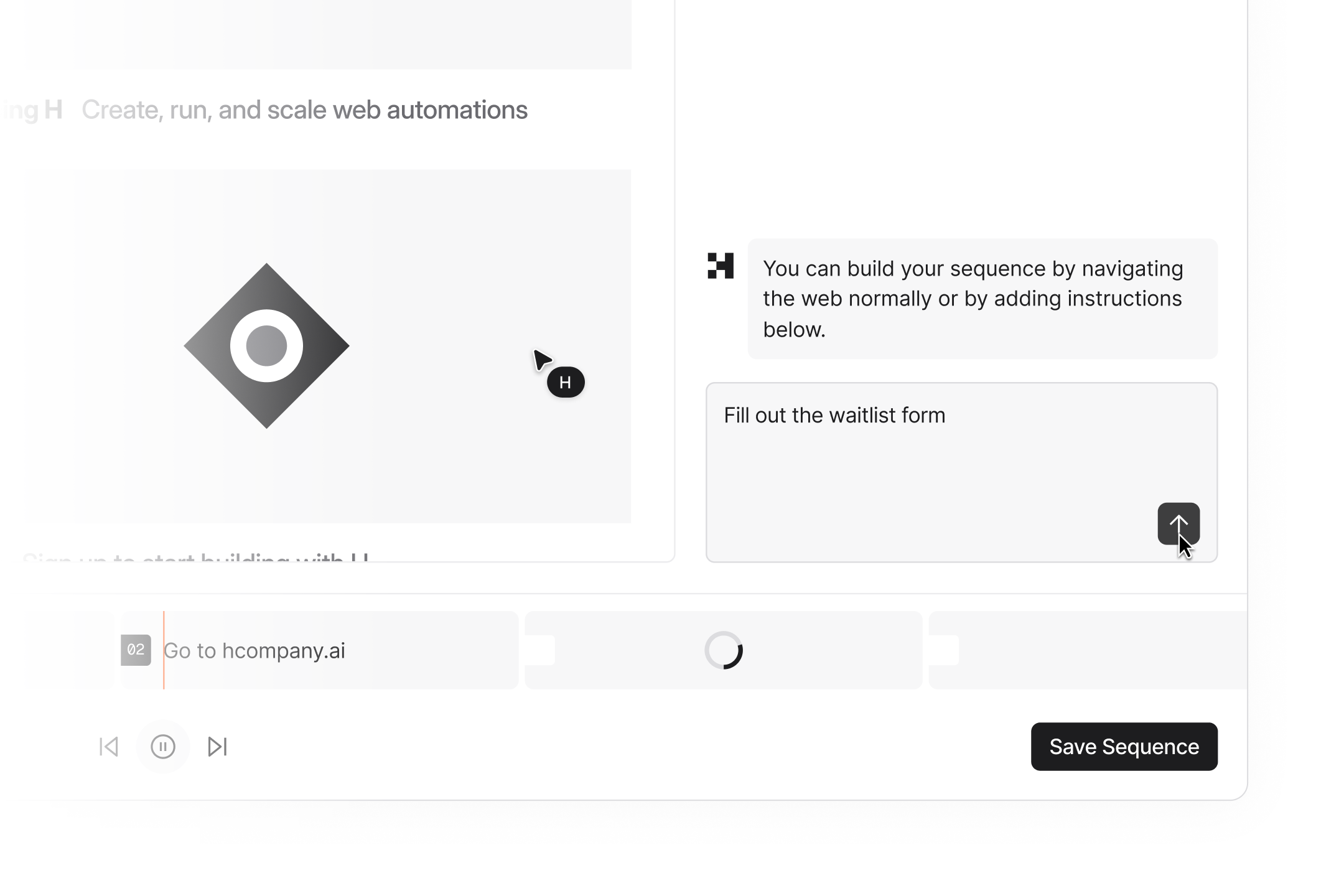 In the Studio, you can create robust automations for complex workflows like end-to-end e-commerce scenarios and testing