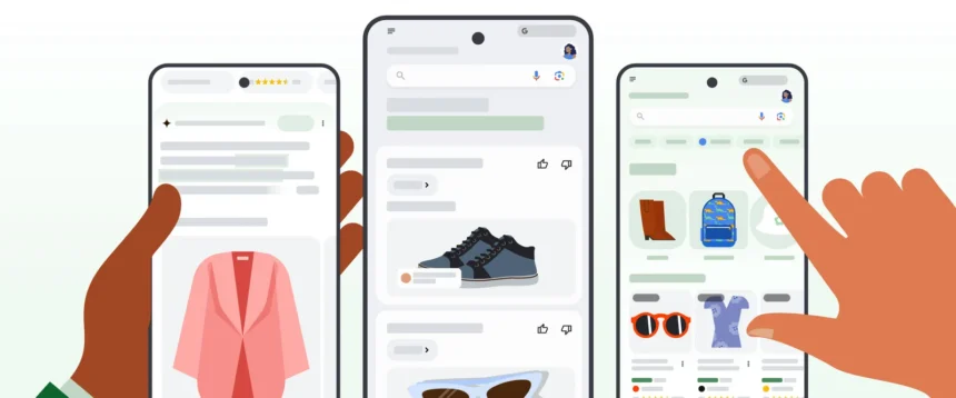 The new Google Shopping experience uses AI to intelligently show the most relevant products