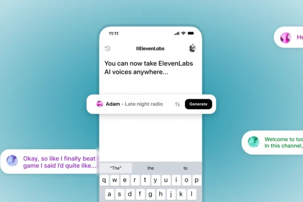 ElevenLabs app for voice