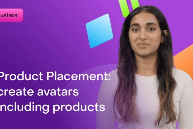 Product Placement: create avatars including products