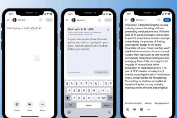 Linkedin AI assistant for post