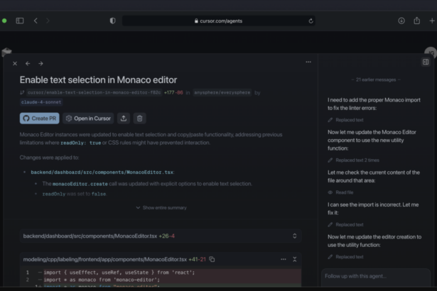 Cursor on Web and Mobile